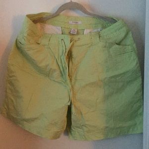 Dress Barn Shorts. Lime Green. Size 16W
